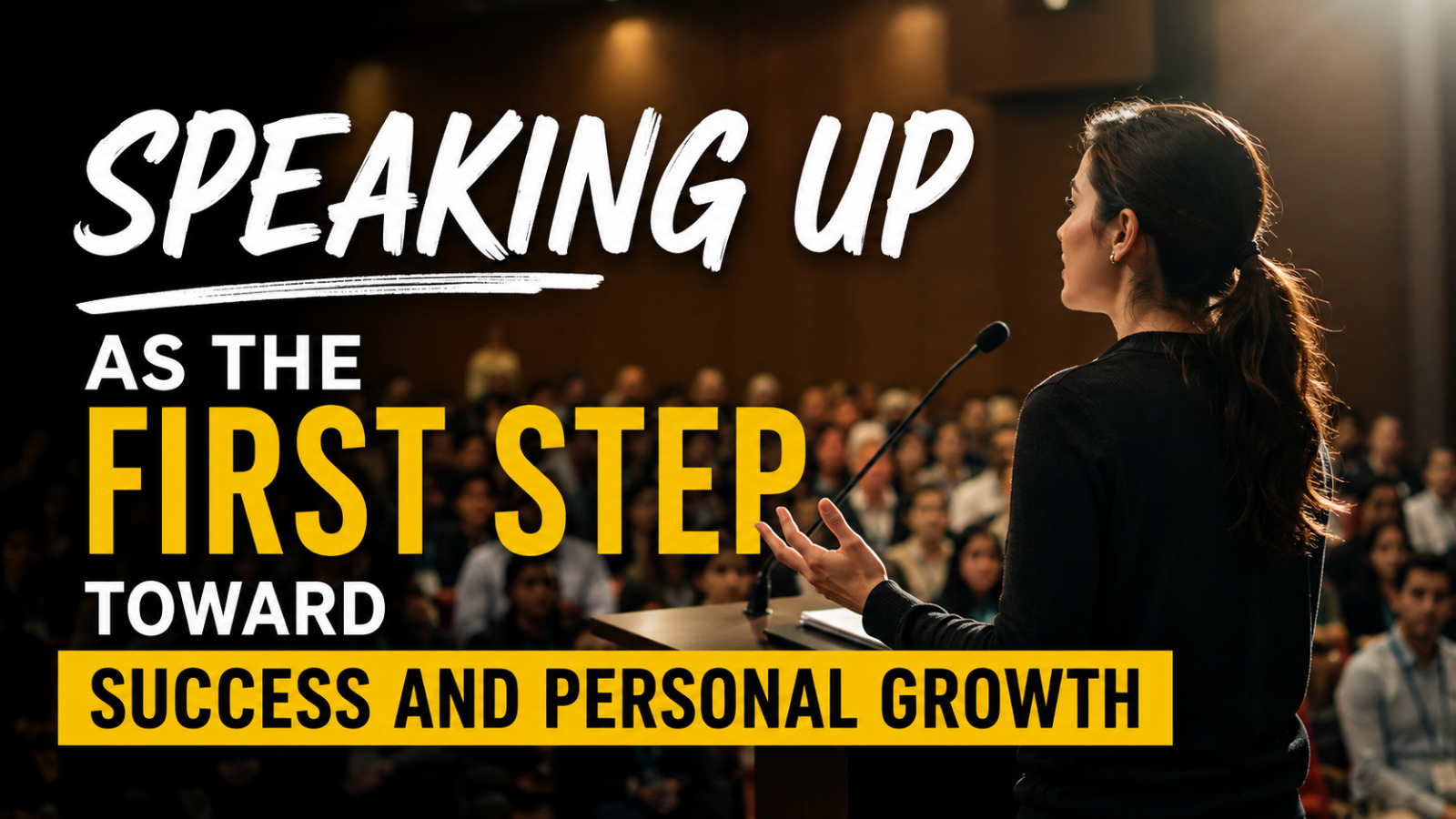 Speaking Up As The First Step Toward Success And Personal Growth