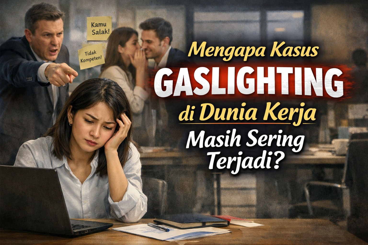 Mengapa Kasus Gaslighting di Dunia Kerja Masih Sering Terjadi?