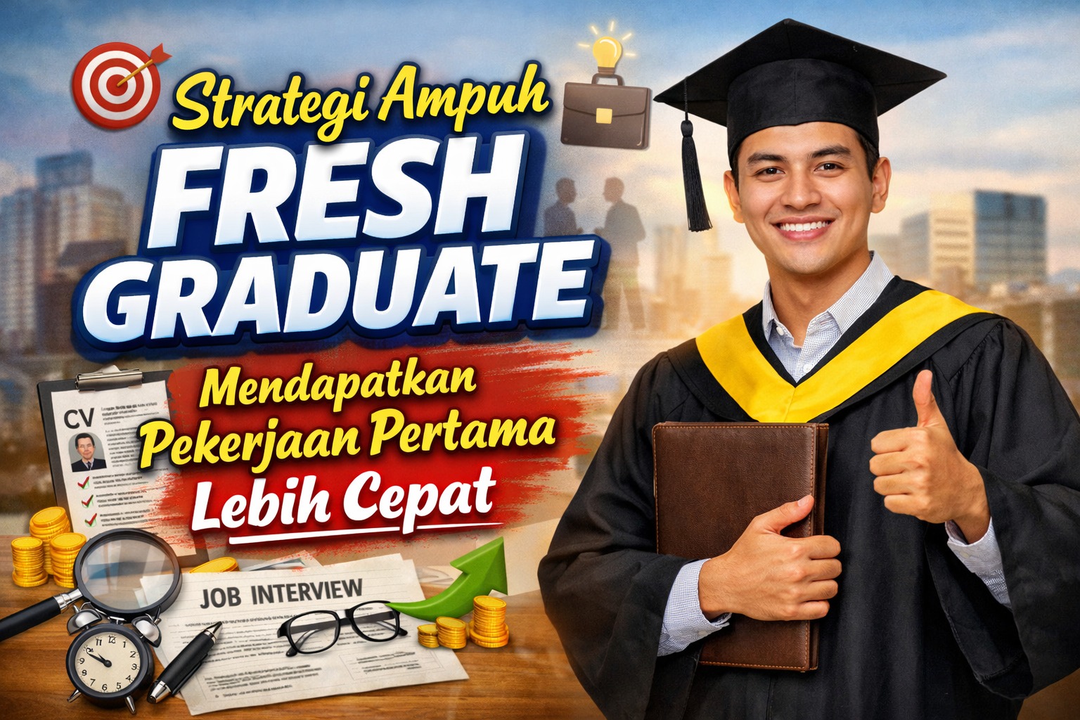 Strategi Ampuh Fresh Graduate Mendapatkan Pekerjaan Pertama Lebih Cepat