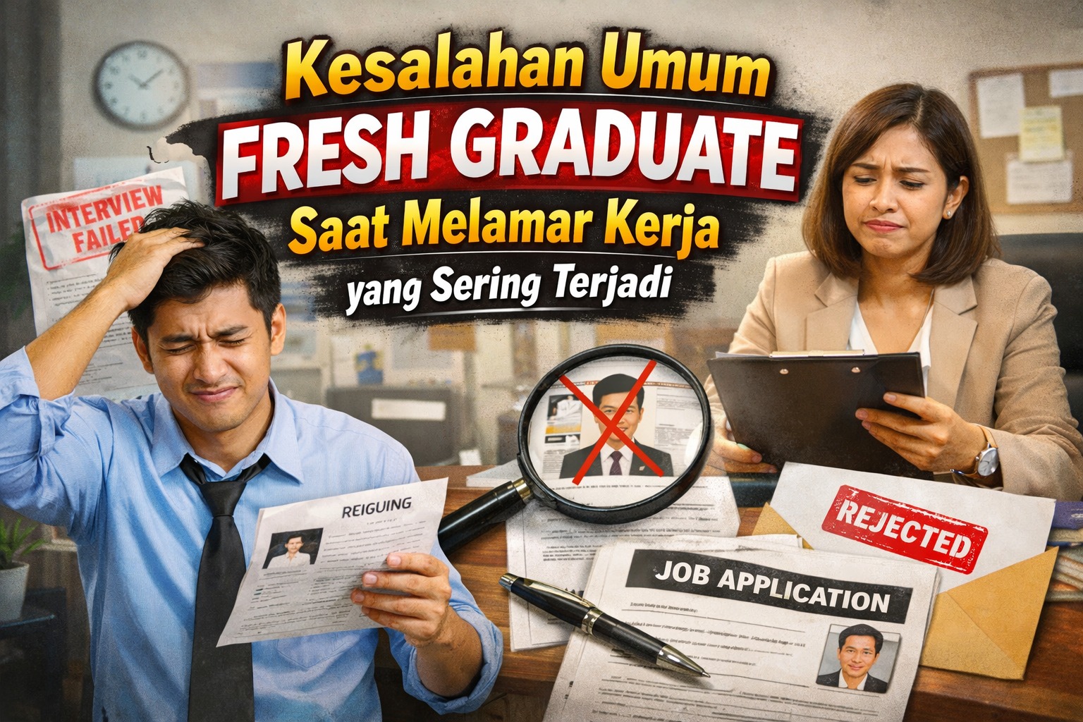 Kesalahan Umum Fresh Graduate Saat Melamar Kerja yang Sering Terjadi