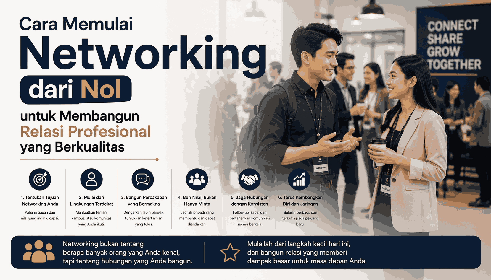 Cara Memulai Networking dari Nol untuk Membangun Relasi Profesional yang Berkualitas