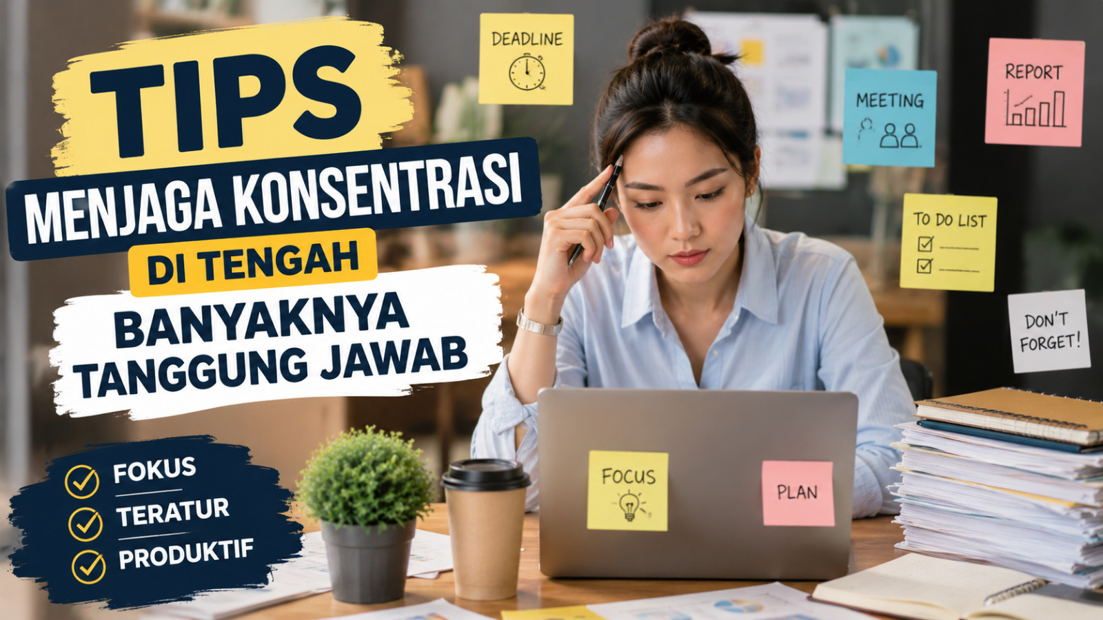 Tips Menjaga Konsentrasi Di Tengah Banyaknya Tanggung Jawab