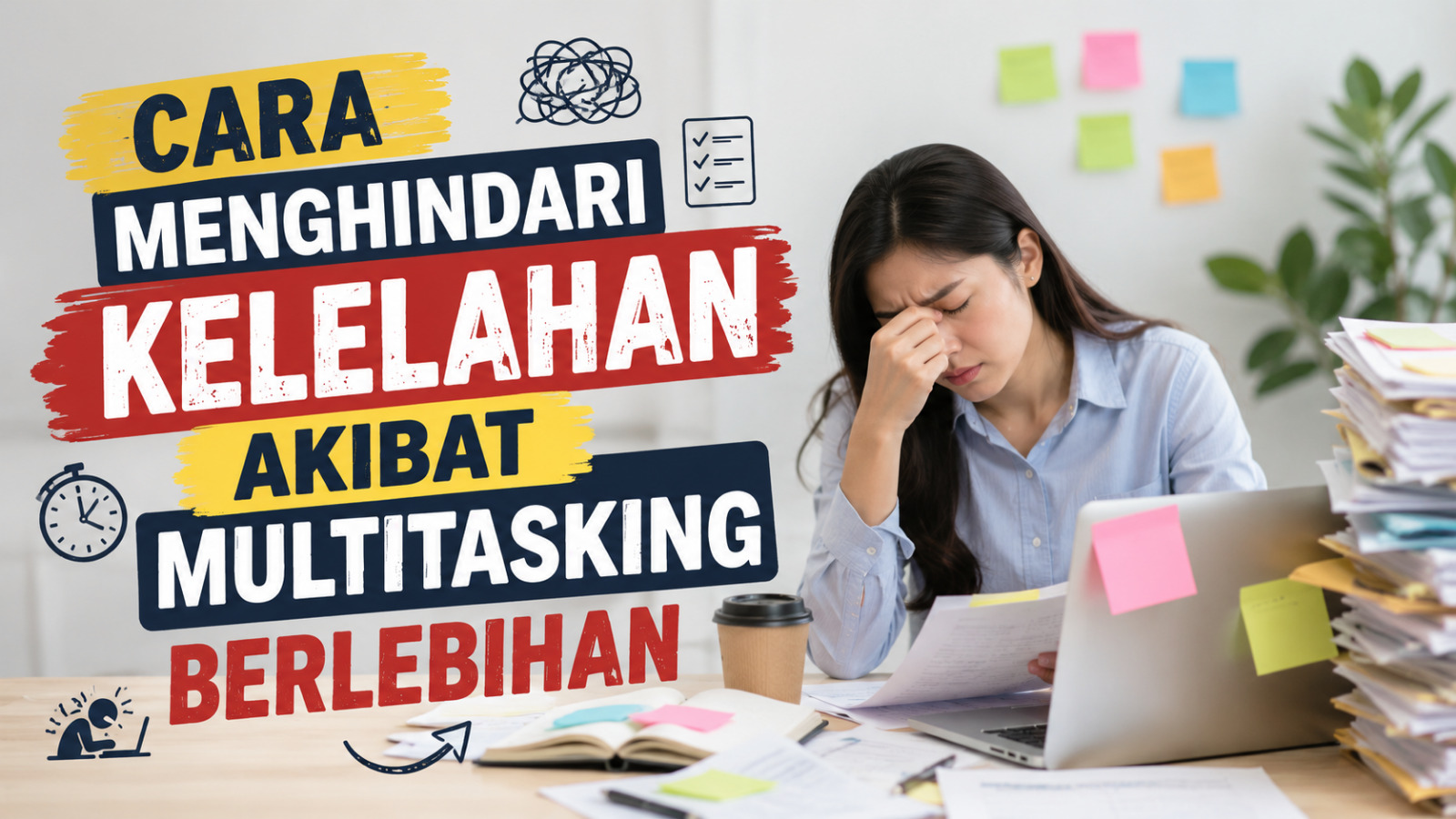 Cara Menghindari Kelelahan Akibat Multitasking Berlebihan