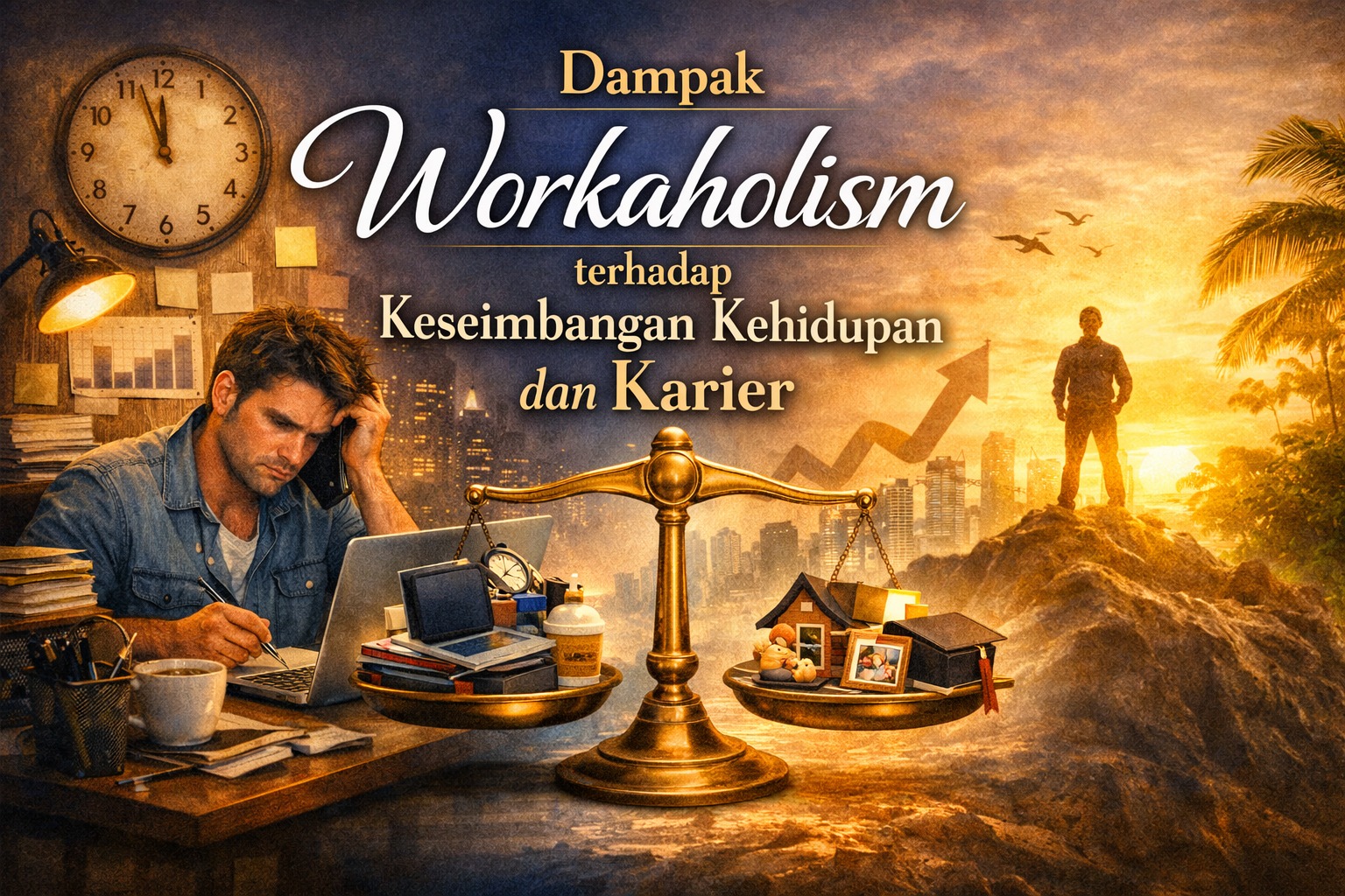 Dampak Workaholism terhadap Keseimbangan Kehidupan dan Karier