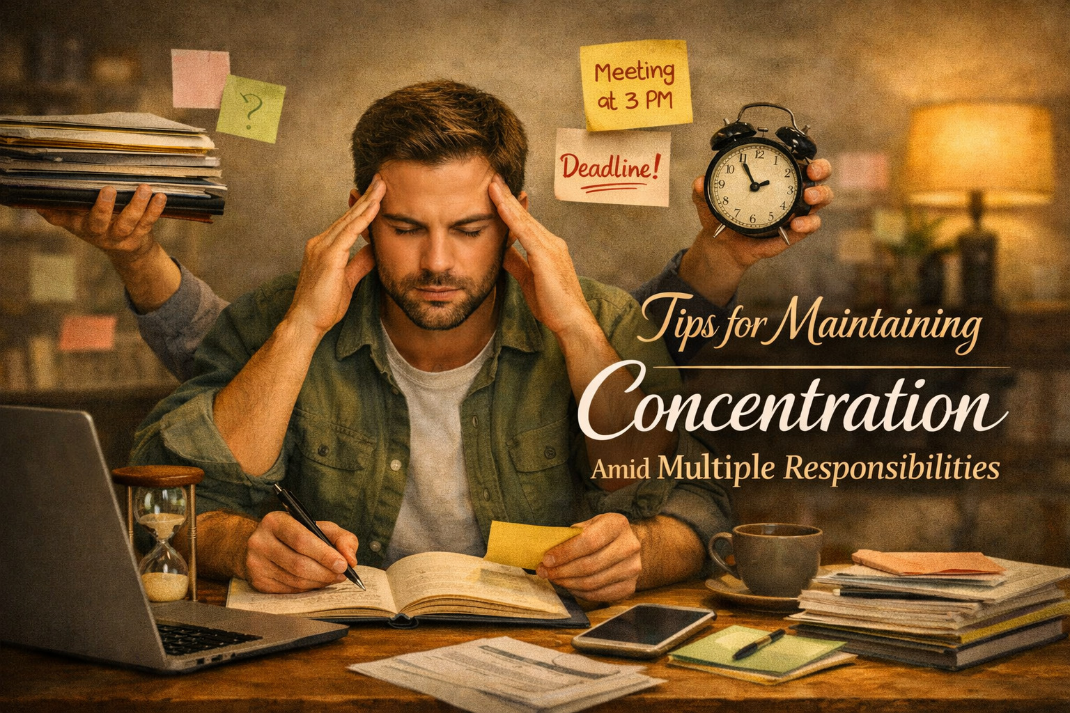 Tips For Maintaining Concentration Amid Multiple Responsibilities