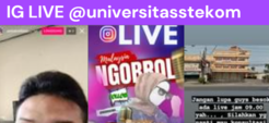 IG Live Universitas STEKOM Ngobrol Bareng Mahasiswa Tiap Hari Jam 09.00 dan 15.00
