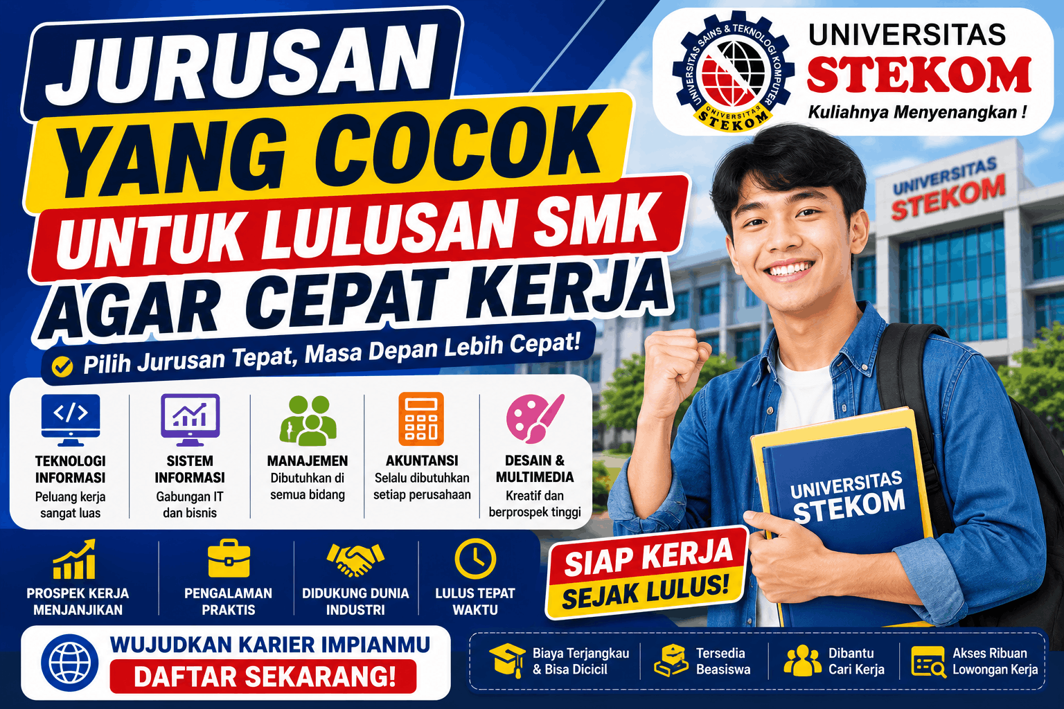 Jurusan yang Cocok untuk Lulusan SMK Agar Cepat Kerja