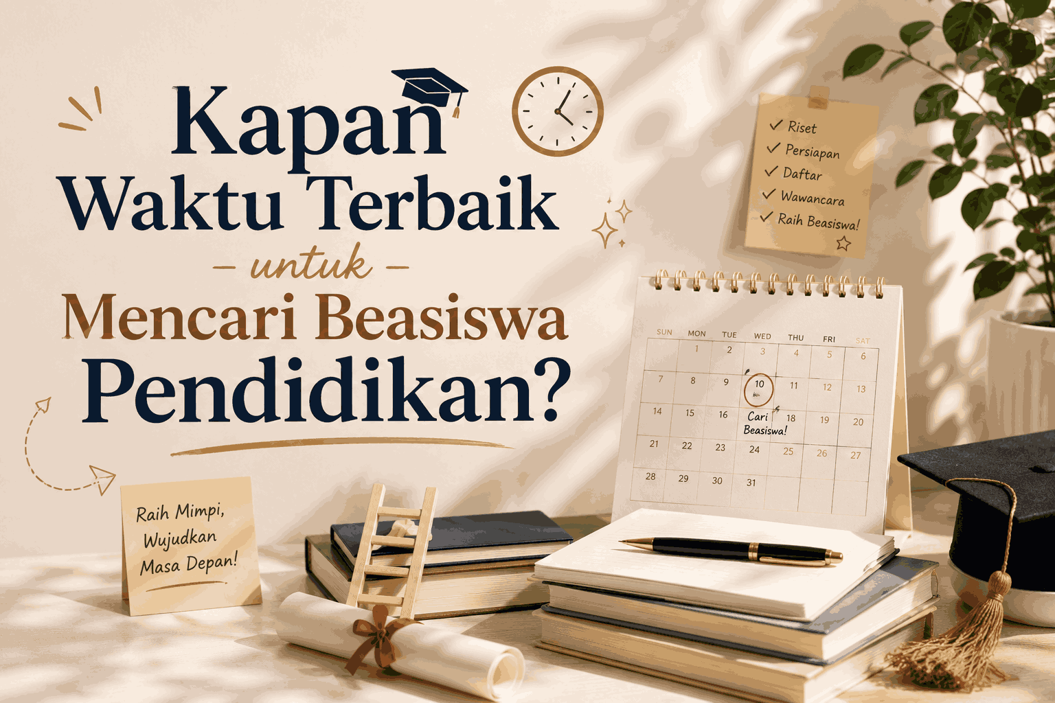 Kapan Waktu Terbaik untuk Mencari Beasiswa Pendidikan?