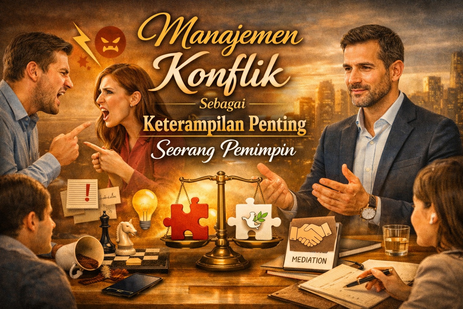 Manajemen Konflik Sebagai Keterampilan Penting Seorang Pemimpin