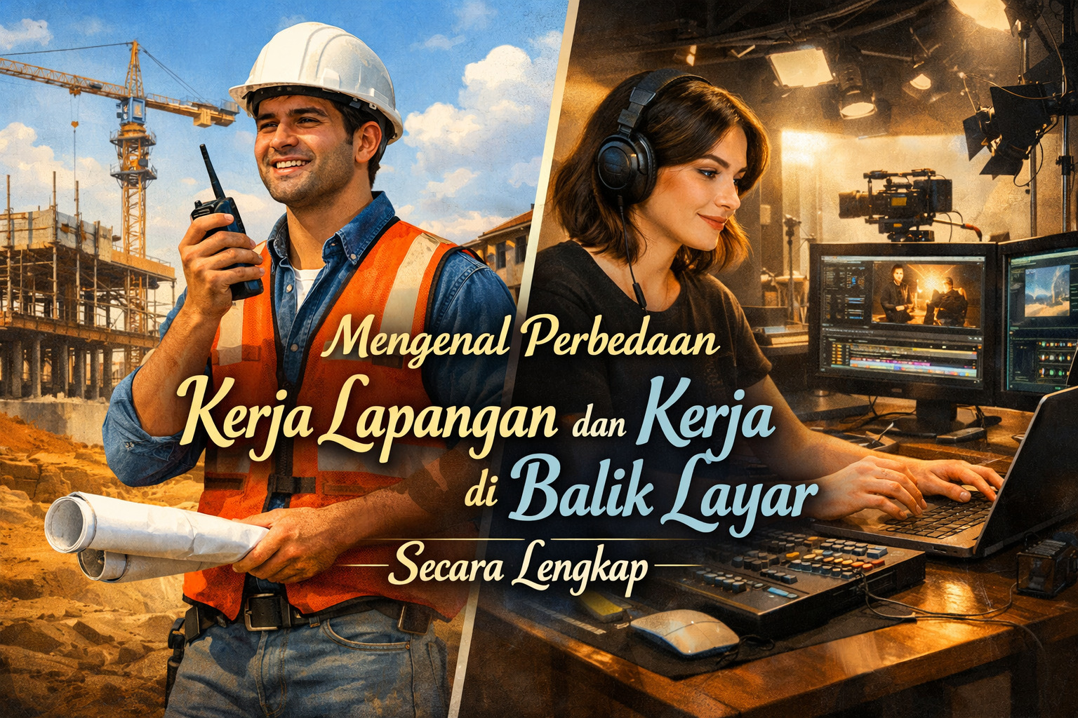 Mengenal Perbedaan Kerja Lapangan dan Kerja di Balik Layar Secara Lengkap
