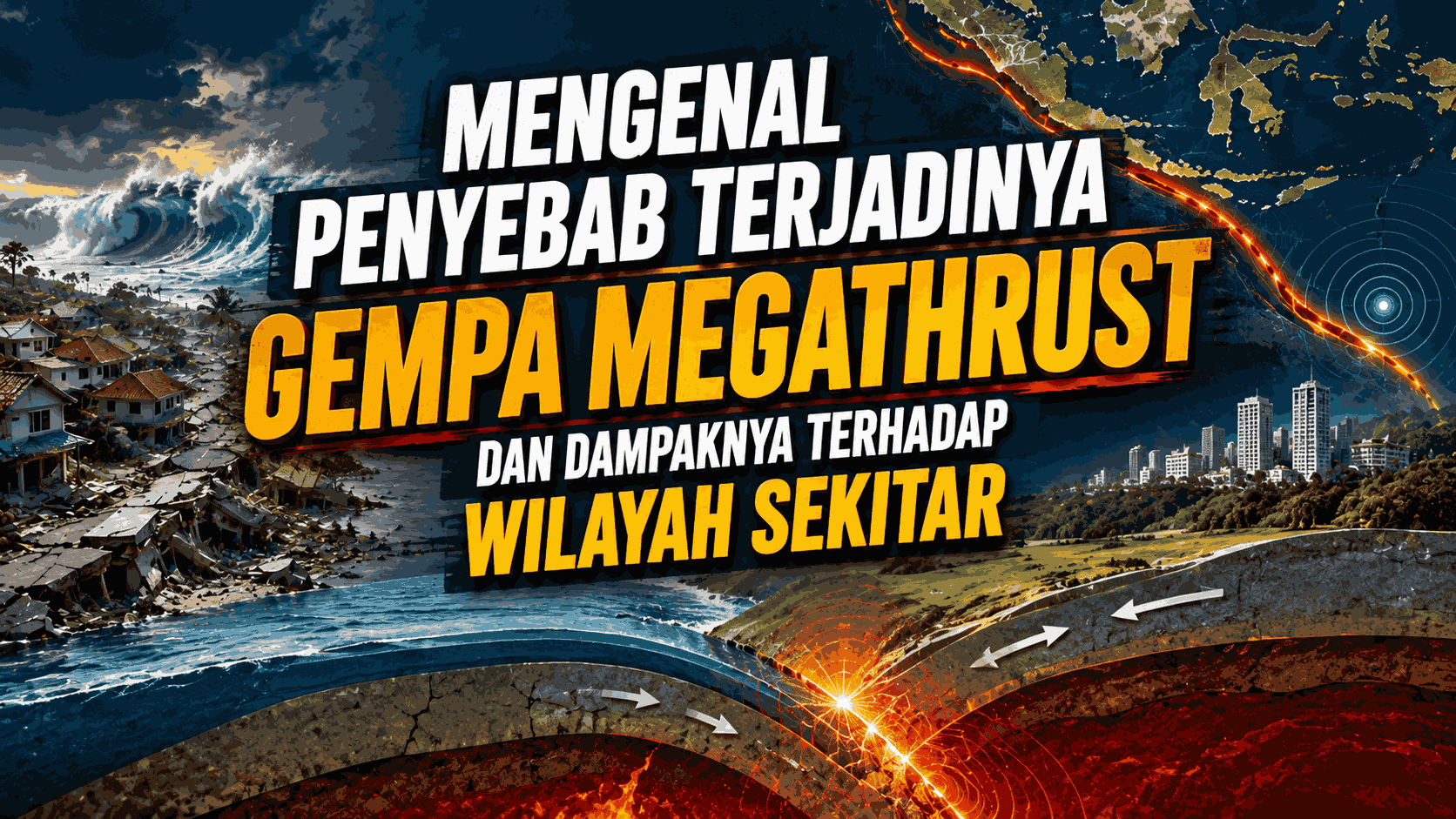 Mengenal Penyebab Terjadinya Gempa Megathrust dan Dampaknya terhadap Wilayah Sekitar