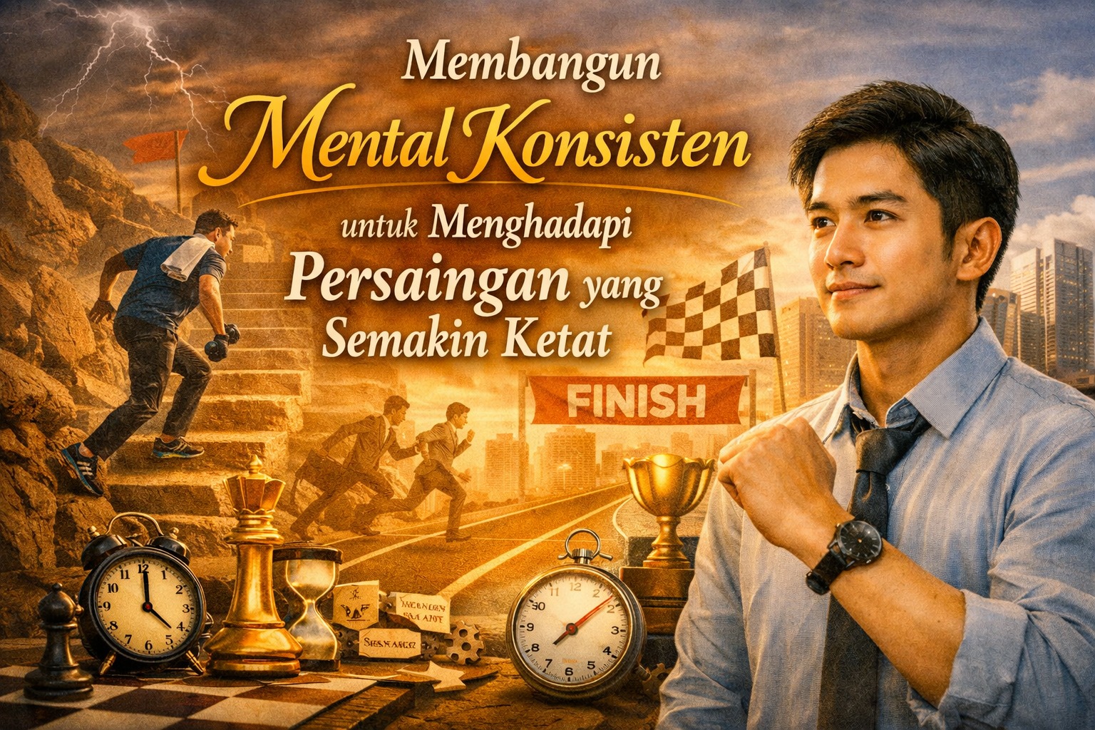 Membangun Mental Konsisten untuk Menghadapi Persaingan yang Semakin Ketat