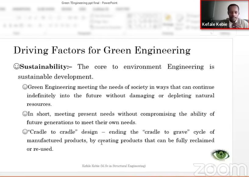 Webinar International 2022 - The advantage of green engineering part 12