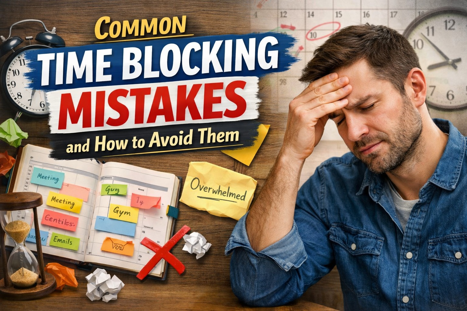 Common Time Blocking Mistakes and How to Avoid Them