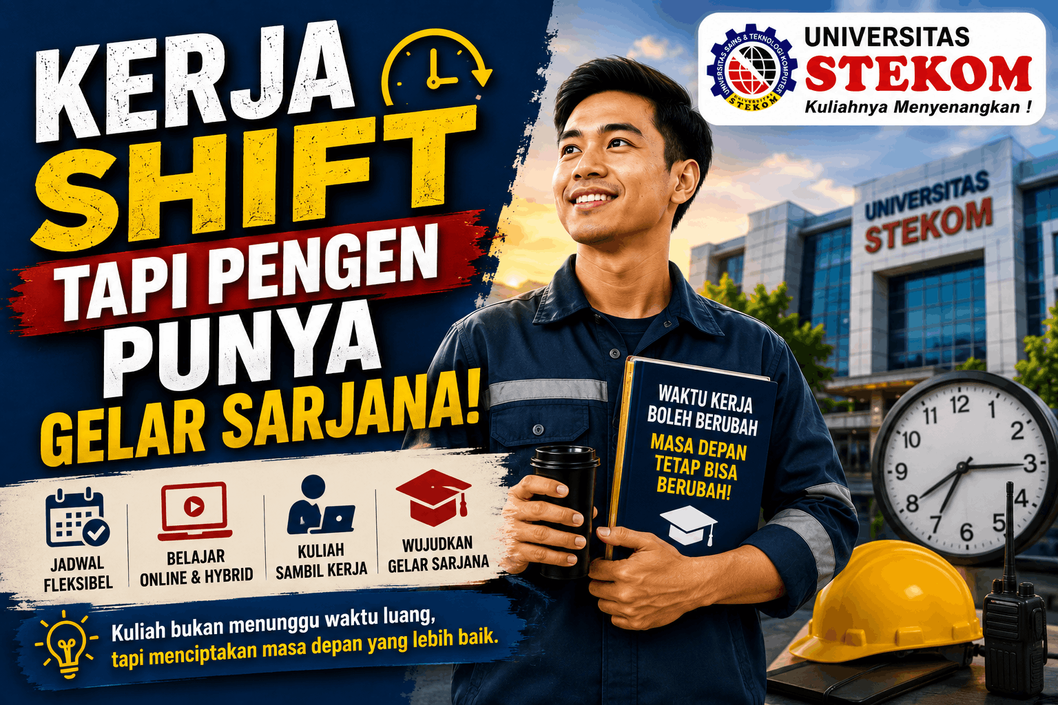 Kerja Shift Tapi Pengen Punya Gelar Sarjana