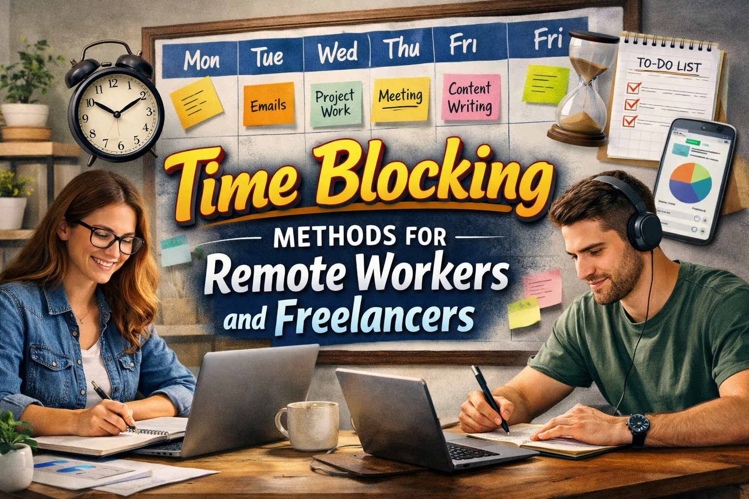 Time Blocking Methods for Remote Workers and Freelancers