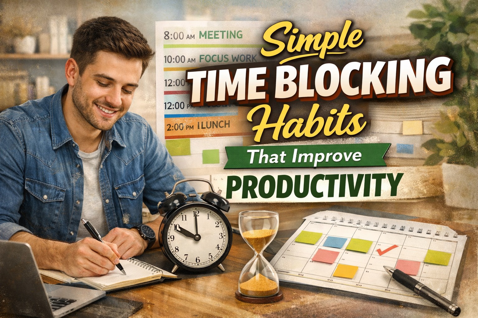 Simple Time Blocking Habits That Improve Productivity