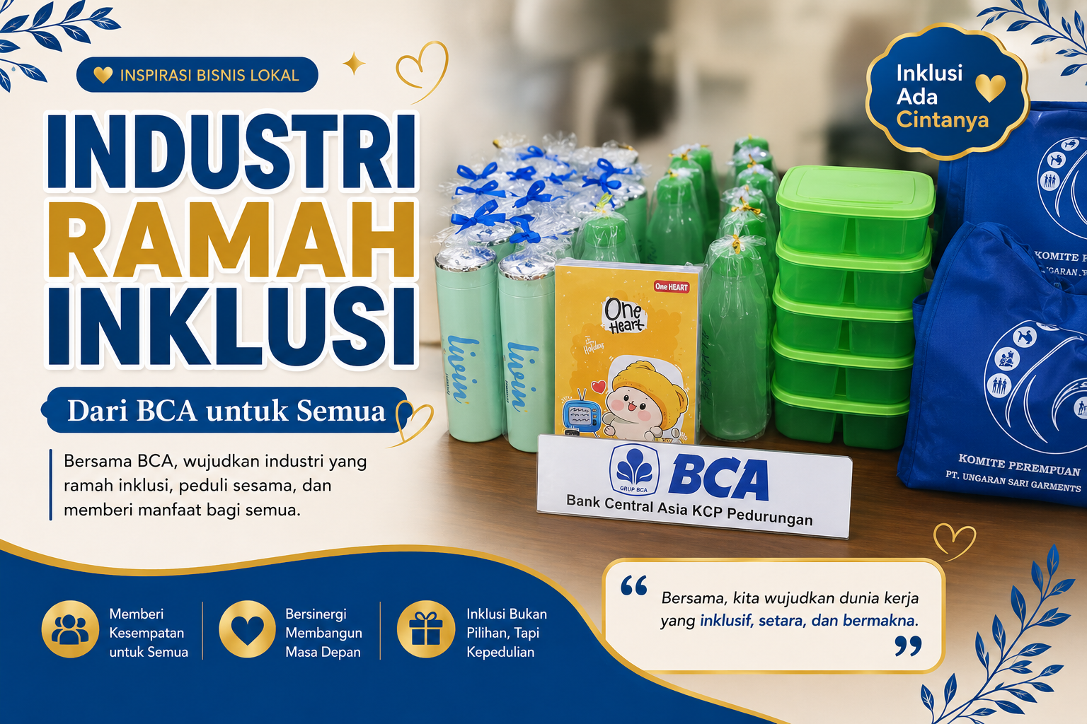 TOPLOKER.COM dan Universitas STEKOM Bersama BCA Hadirkan Kepedulian bagi Ratusan Siswa Disabilitas dalam Industri Ramah Inklusi