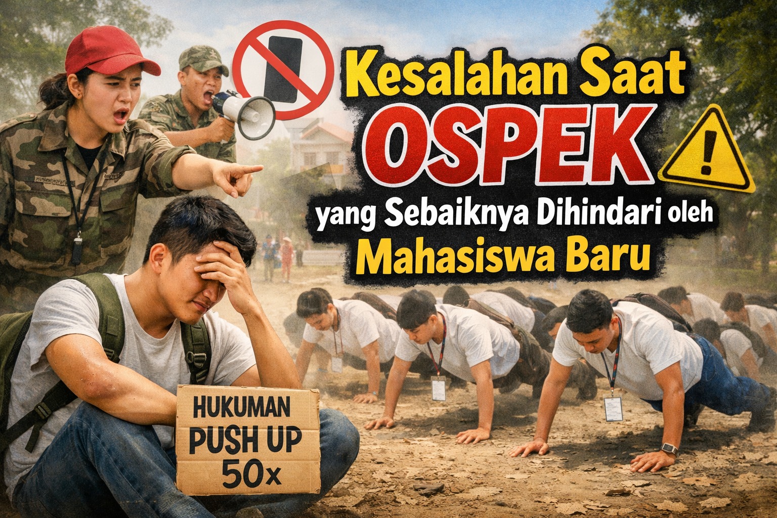Kesalahan Saat Ospek yang Sebaiknya Dihindari oleh Mahasiswa Baru