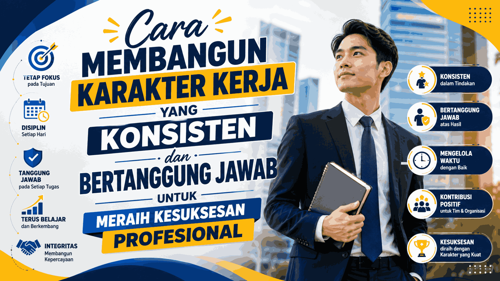 Cara Membangun Karakter Kerja yang Konsisten dan Bertanggung Jawab untuk Meraih Kesuksesan Profesional