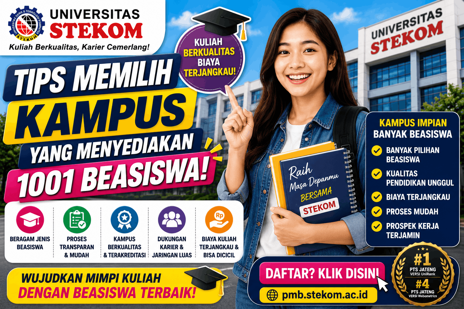 Tips Memilih Kampus yang Menyediakan 1001 Beasiswa