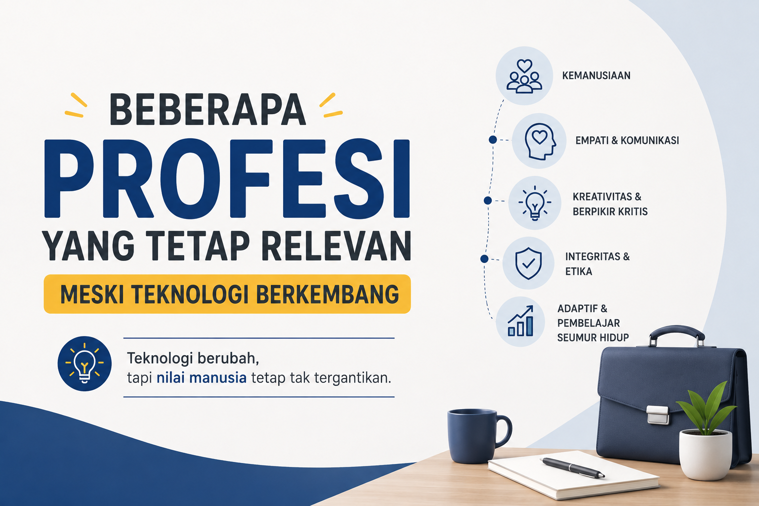 Beberapa Profesi yang Tetap Relevan Meski Teknologi Berkembang