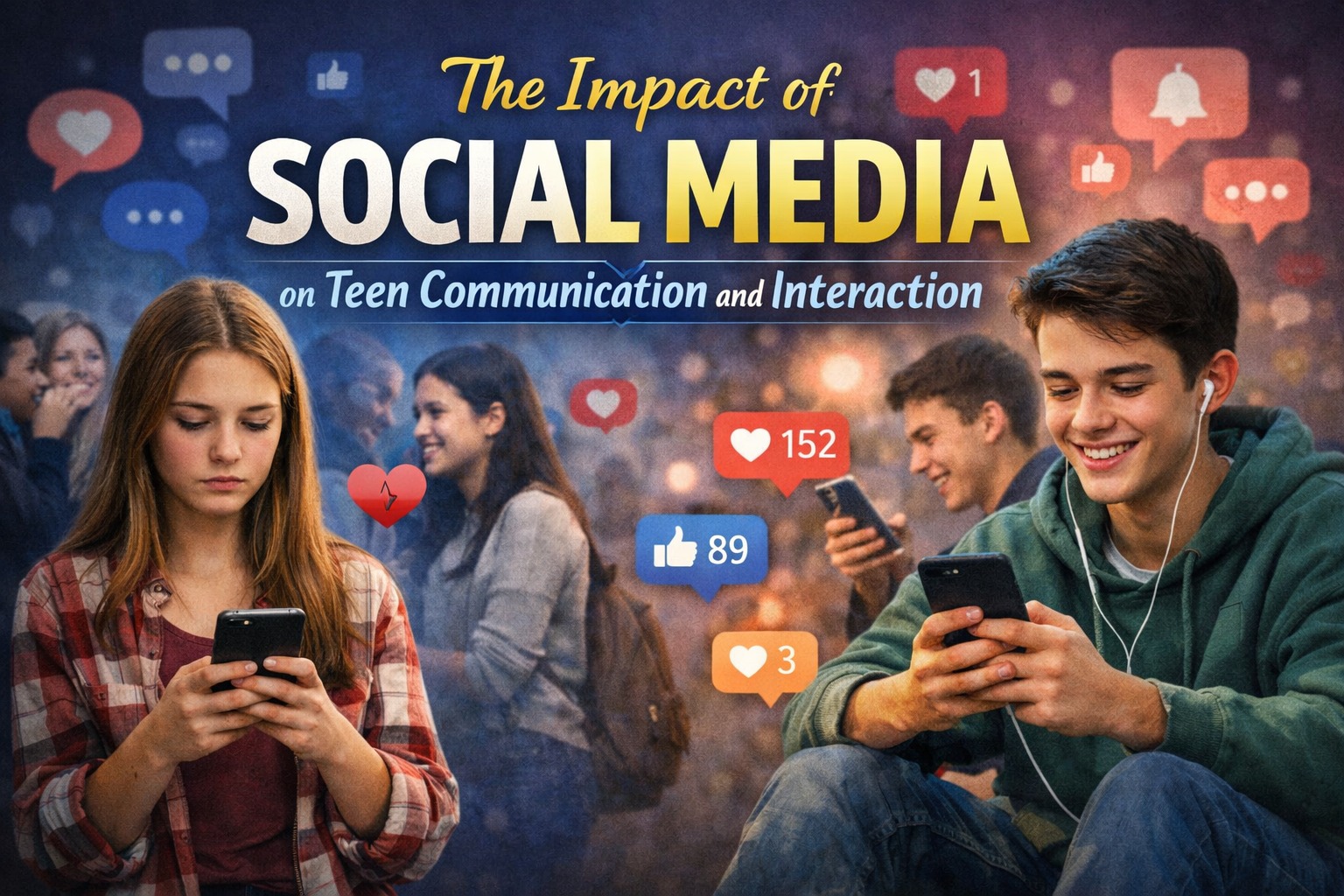 The Impact of Social Media on Teen Communication and Interaction