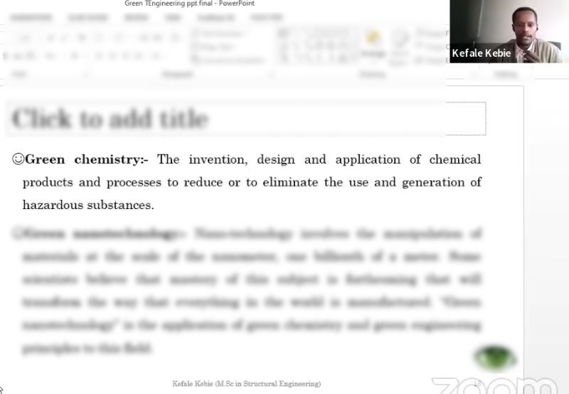 Webinar International 2022 - The advantage of green engineering part 18
