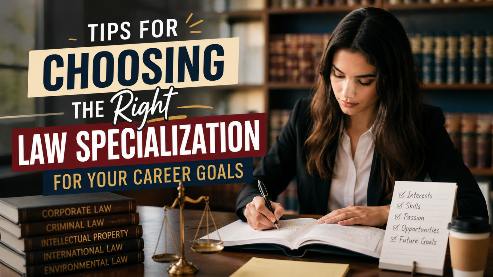 Tips For Choosing The Right Law Specialization For Your Career Goals