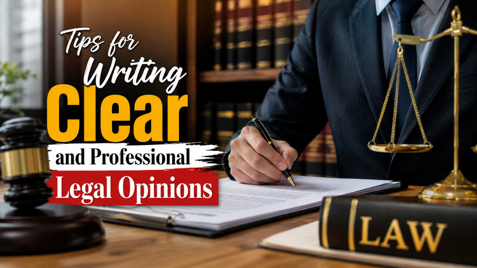 Tips For Writing Clear And Professional Legal Opinions