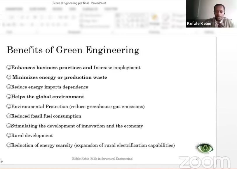 Webinar International 2022 - The advantage of green engineering part 20