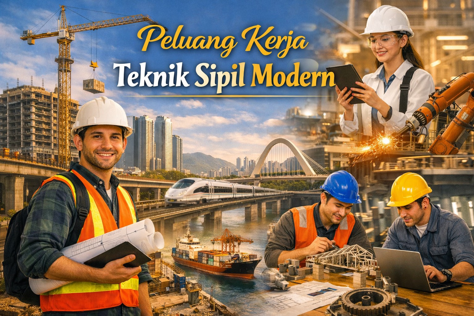 Peluang Kerja Teknik Sipil dari Proyek Konstruksi hingga Industri Manufaktur