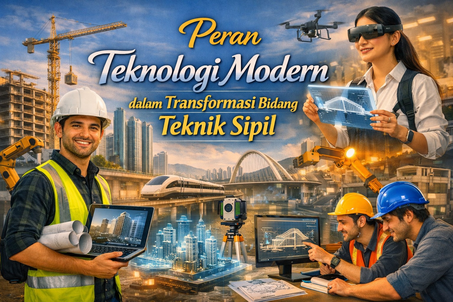 Peran Teknologi Modern dalam Transformasi Bidang Teknik Sipil