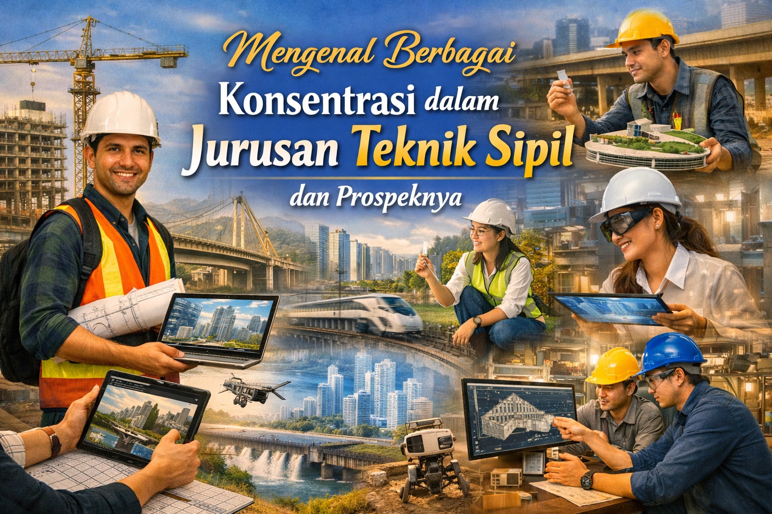 Mengenal Berbagai Konsentrasi dalam Jurusan Teknik Sipil dan Prospeknya