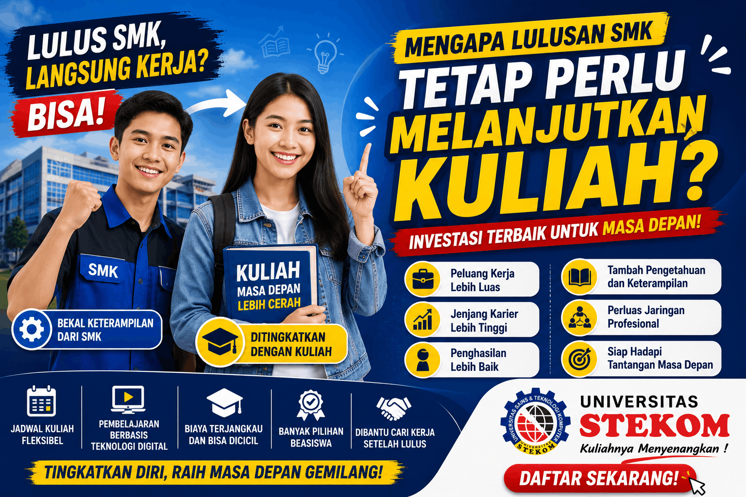 Mengapa Lulusan SMK Tetap Perlu Melanjutkan Kuliah?