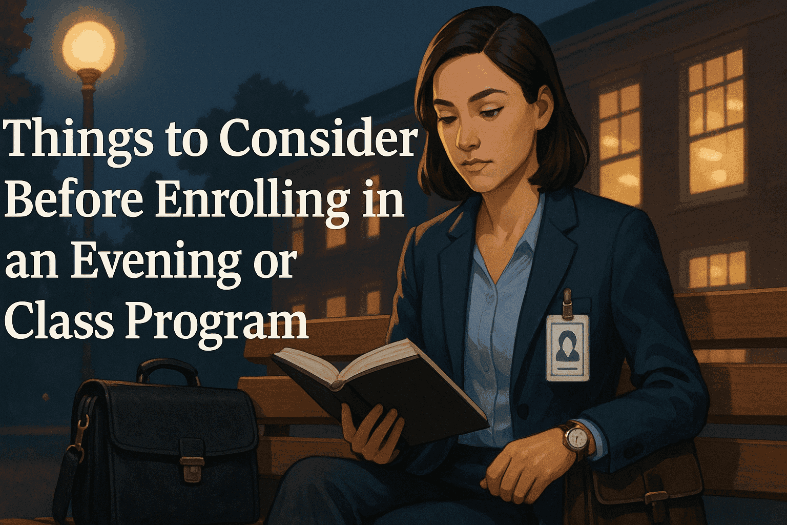 Things to Consider Before Enrolling in an Evening or Employee Class Program