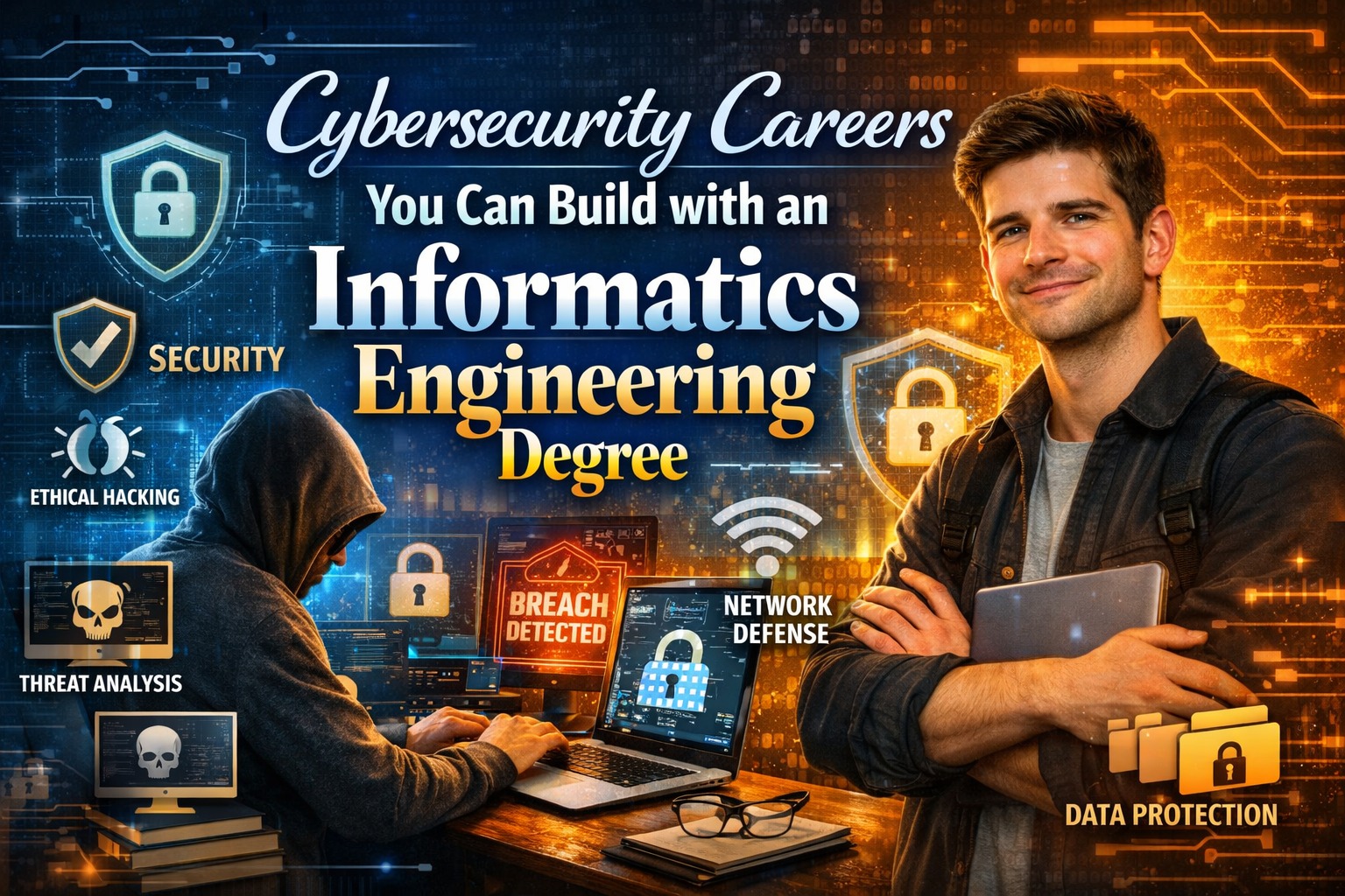 Cybersecurity Careers You Can Build with an Informatics Engineering Degree