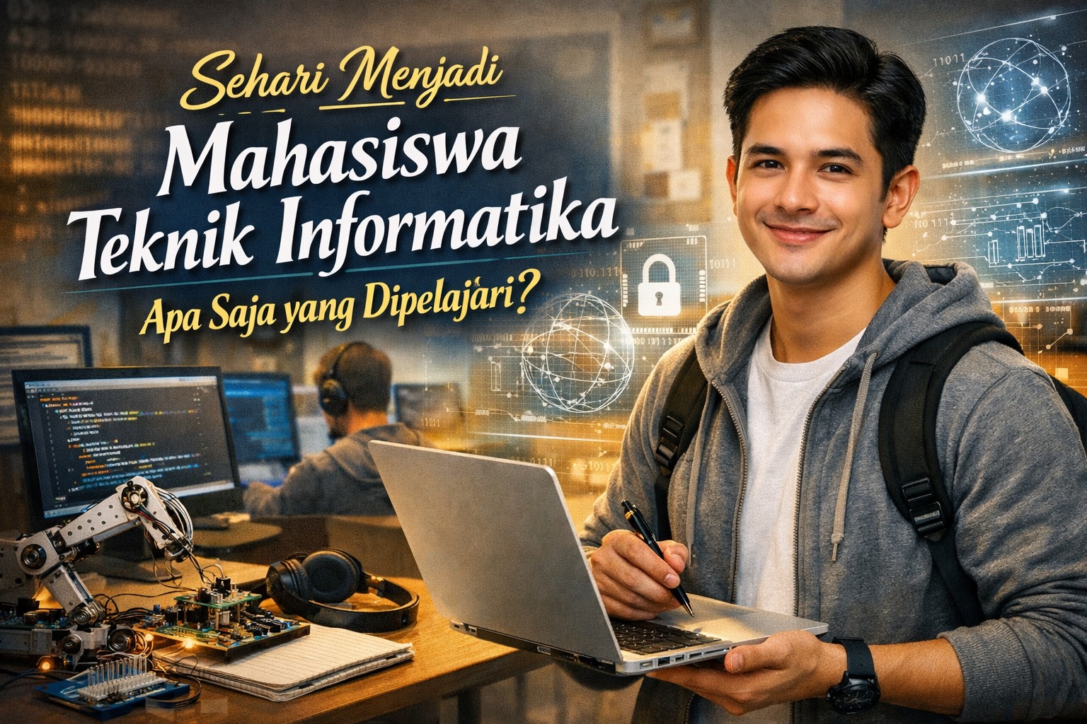 Sehari Menjadi Mahasiswa Teknik Informatika Apa Saja yang Dipelajari