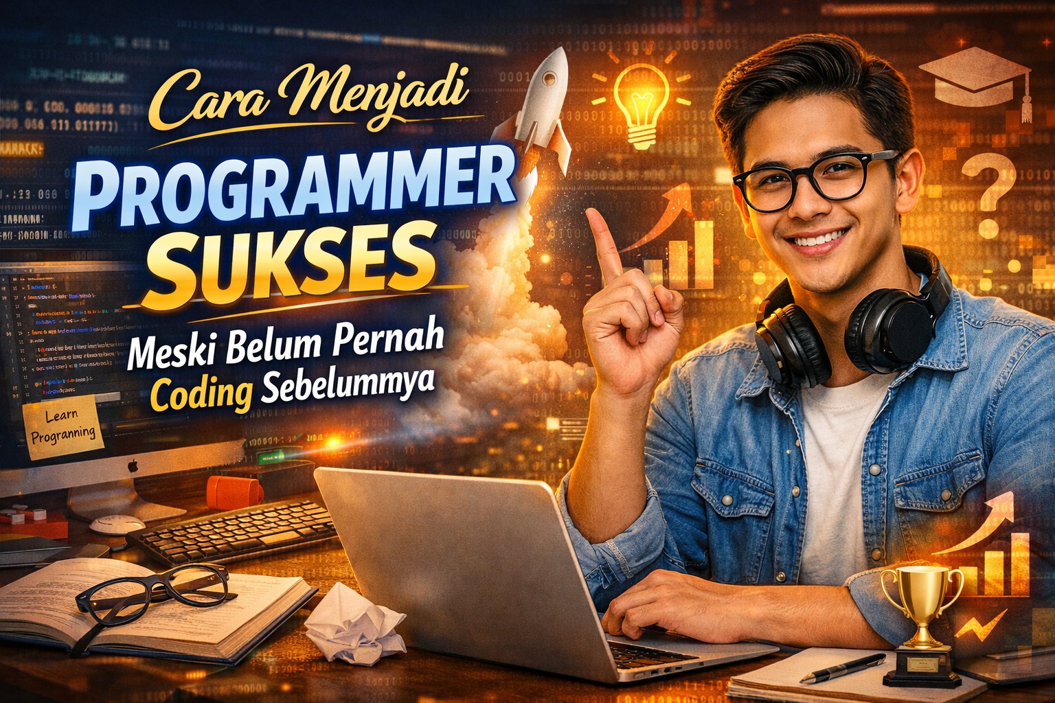 Cara Menjadi Programmer Sukses Meski Belum Pernah Coding Sebelumnya