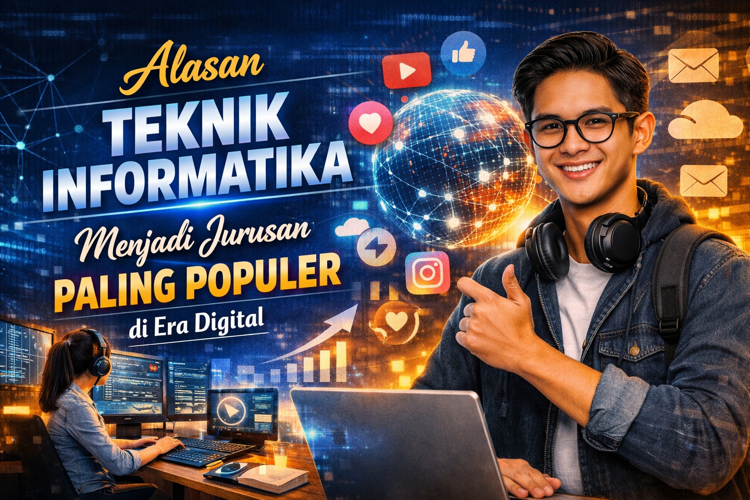 Alasan Teknik Informatika Menjadi Jurusan Paling Populer di Era Digital