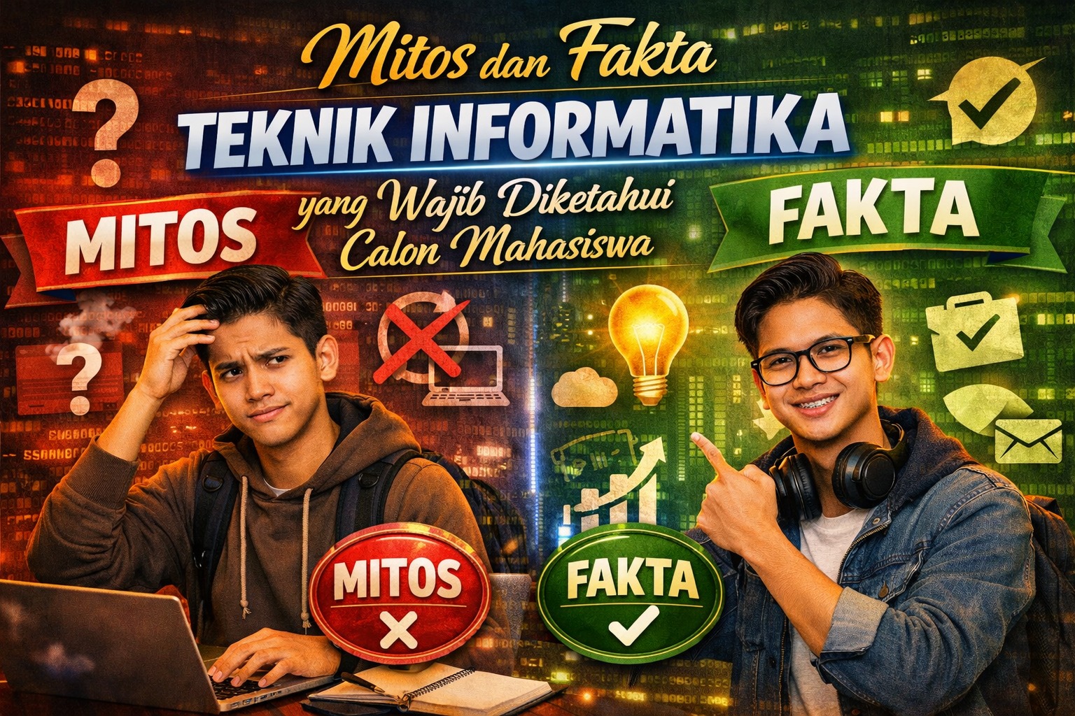 Mitos dan Fakta Jurusan Teknik Informatika yang Wajib Diketahui Calon Mahasiswa