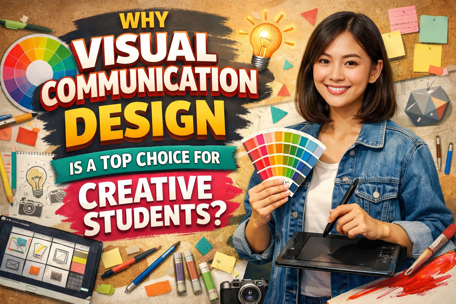 Why Visual Communication Design Is a Top Choice for Creative Students?