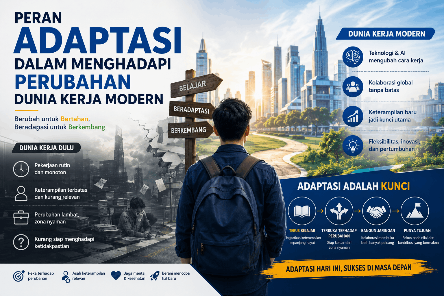 Peran Adaptasi dalam Menghadapi Perubahan Dunia Kerja Modern