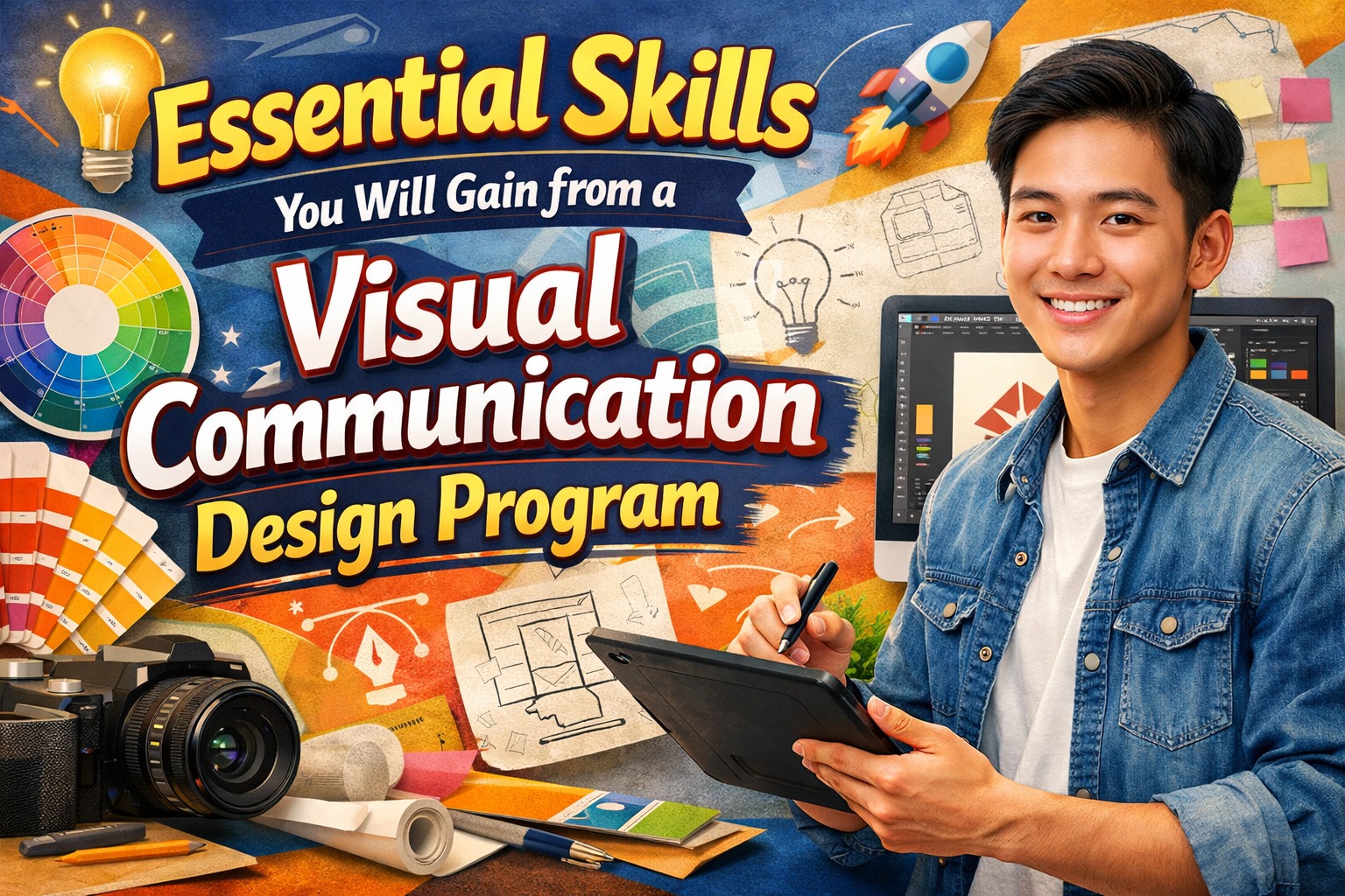 Essential Skills You Will Gain from a Visual Communication Design Program