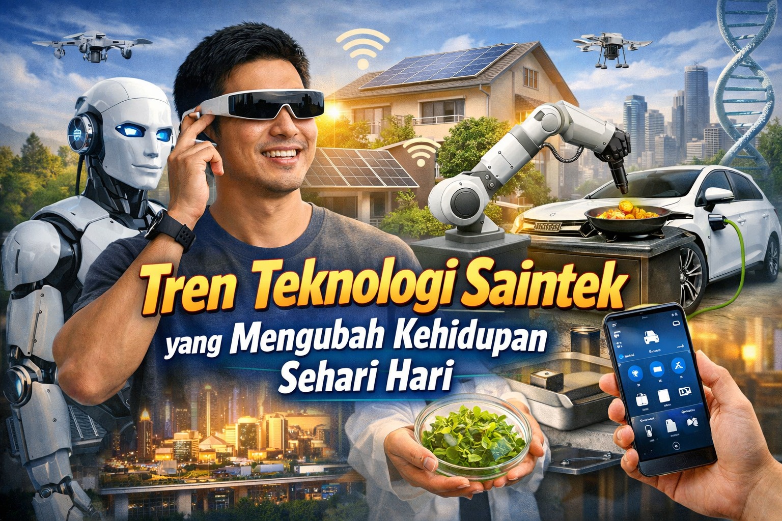 Tren Teknologi Saintek yang Mengubah Kehidupan Sehari Hari