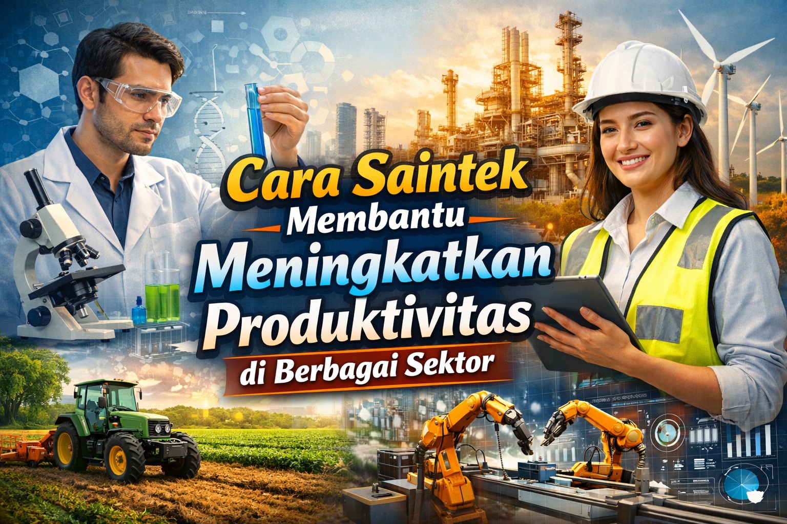 Cara Saintek Membantu Meningkatkan Produktivitas di Berbagai Sektor