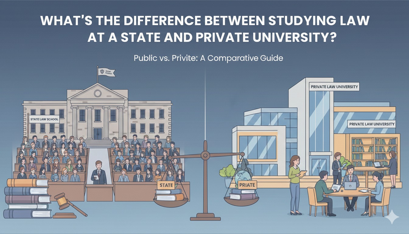What's the Difference Between Studying Law at a State and Private University?