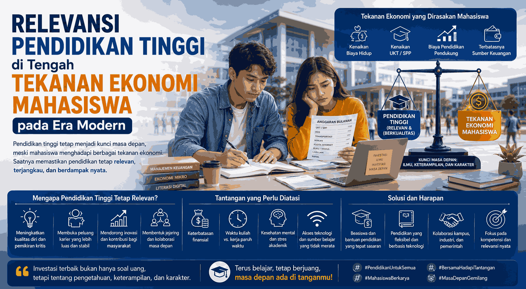 Relevansi Pendidikan Tinggi di Tengah Tekanan Ekonomi Mahasiswa pada Era Modern