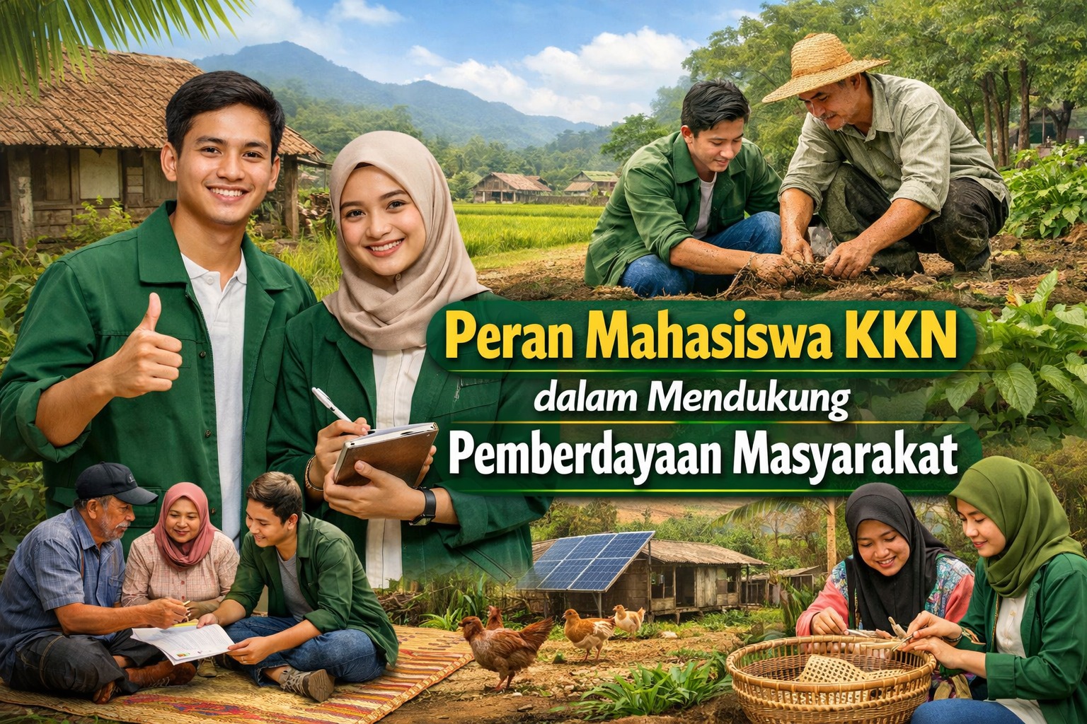 Peran Mahasiswa KKN dalam Mendukung Pemberdayaan Masyarakat