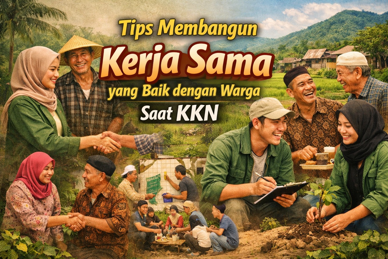 Tips Membangun Kerja Sama yang Baik dengan Warga Saat KKN